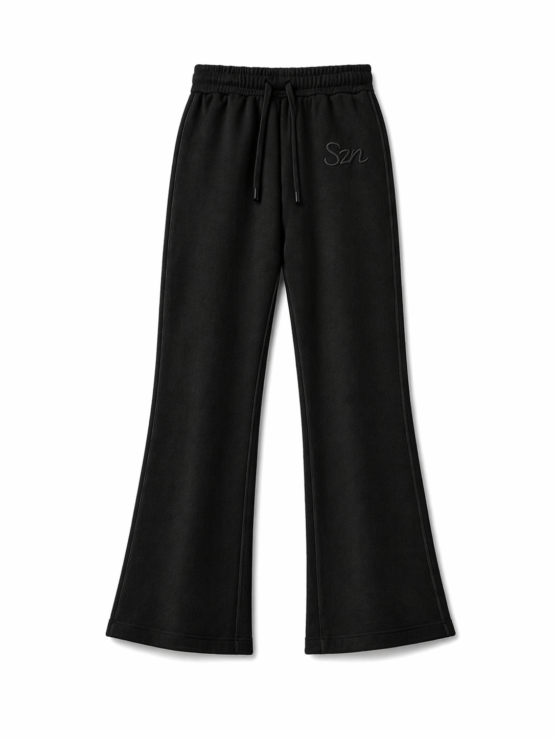 black Lined pants