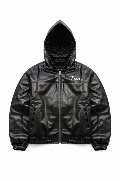V1 Grid Leather Jacket