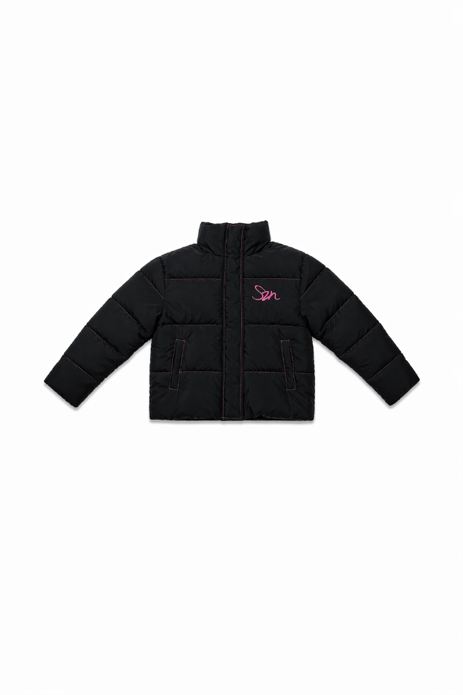 Pink n Black coat